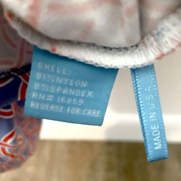 J. McLaughlin Catalina Cloth Sage Ruched Dress Long Sleeve Printed Preppy Office - Picture 8 of 8